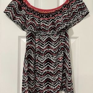 Sanctuary Misha Women's Printed Off-the-shoulder Top